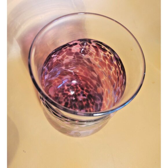 Murano Hand Blown Glass Water Tumbler/Vase 5" Tall 1960's - Picture 9 of 14